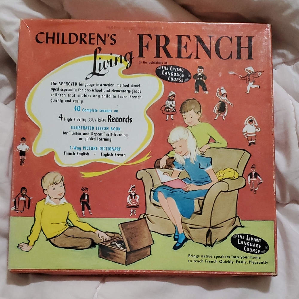 Language Living French Children's Learning Set - Red and Green